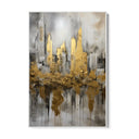 Quadro Stampa su Tela Città Dorata - CupidoDesign