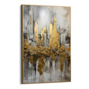 Quadro Stampa su Tela Città Dorata - CupidoDesign