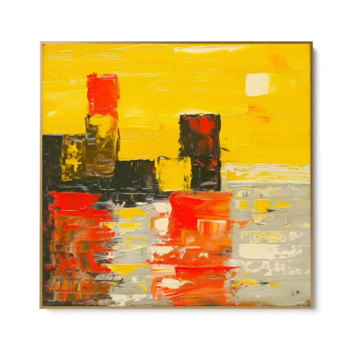 Quadro Stampa su Tela Città d’Oro - CupidoDesign