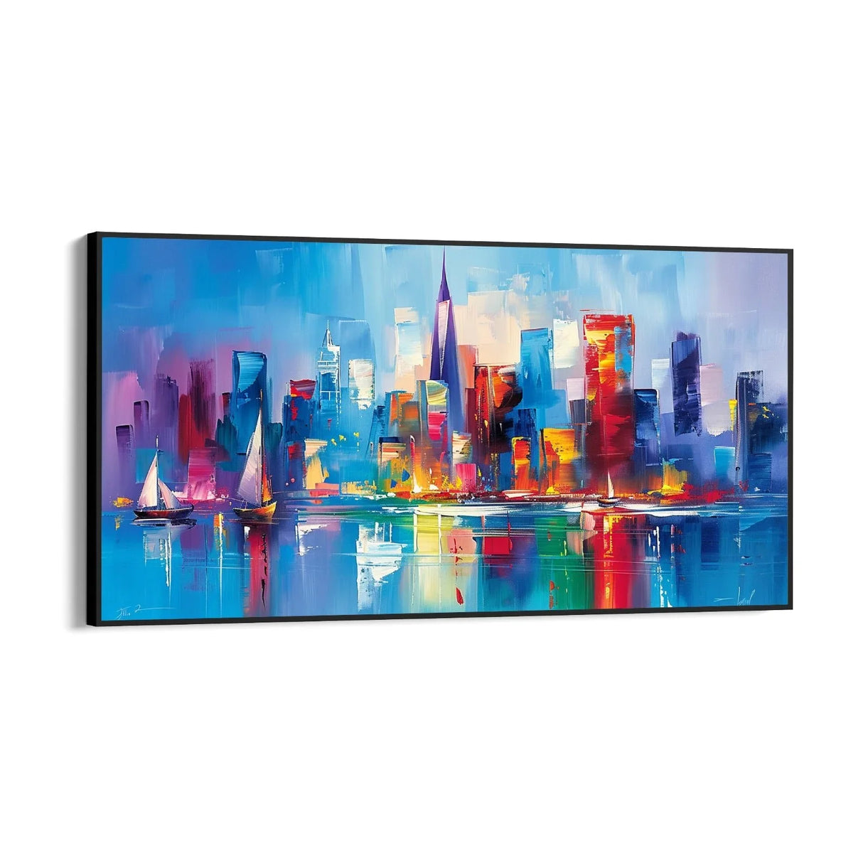 Quadro Stampa su Tela Città Intricata - CupidoDesign