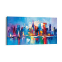 Quadro Stampa su Tela Città Intricata - CupidoDesign