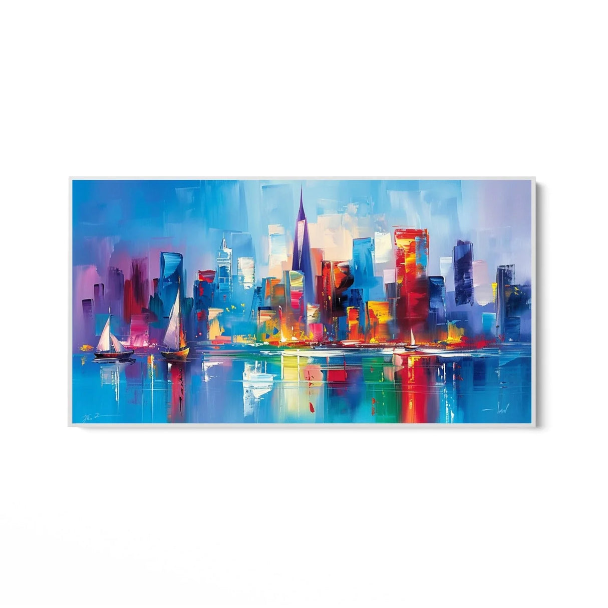 Quadro Stampa su Tela Città Intricata - CupidoDesign