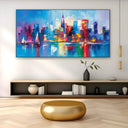 Quadro Stampa su Tela Città Intricata - CupidoDesign