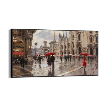 Quadro Stampa su Tela Città profonda - CupidoDesign