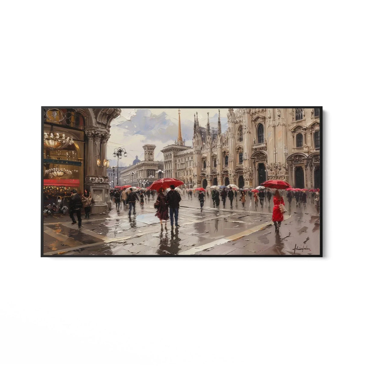 Quadro Stampa su Tela Città profonda - CupidoDesign
