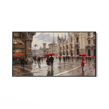 Quadro Stampa su Tela Città profonda - CupidoDesign