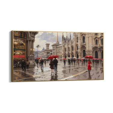 Quadro Stampa su Tela Città profonda - CupidoDesign