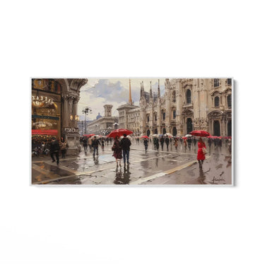 Quadro Stampa su Tela Città profonda - CupidoDesign