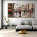 Quadro Stampa su Tela Città profonda - CupidoDesign