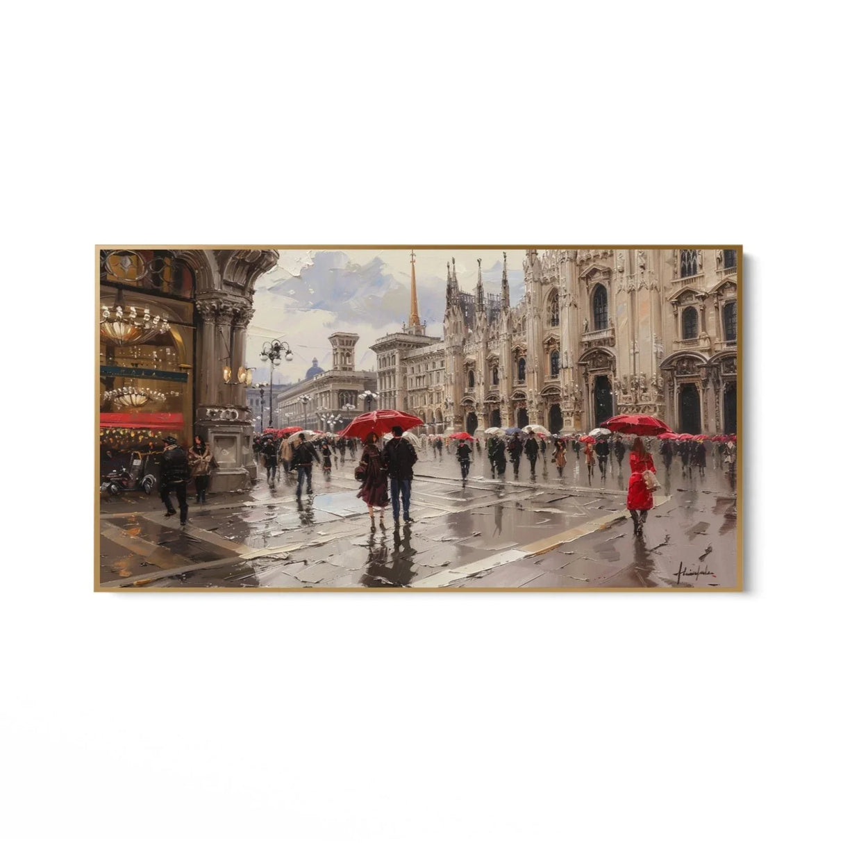 Quadro Stampa su Tela Città profonda - CupidoDesign