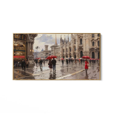 Quadro Stampa su Tela Città profonda - CupidoDesign