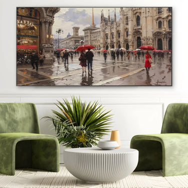 Quadro Stampa su Tela Città profonda - CupidoDesign