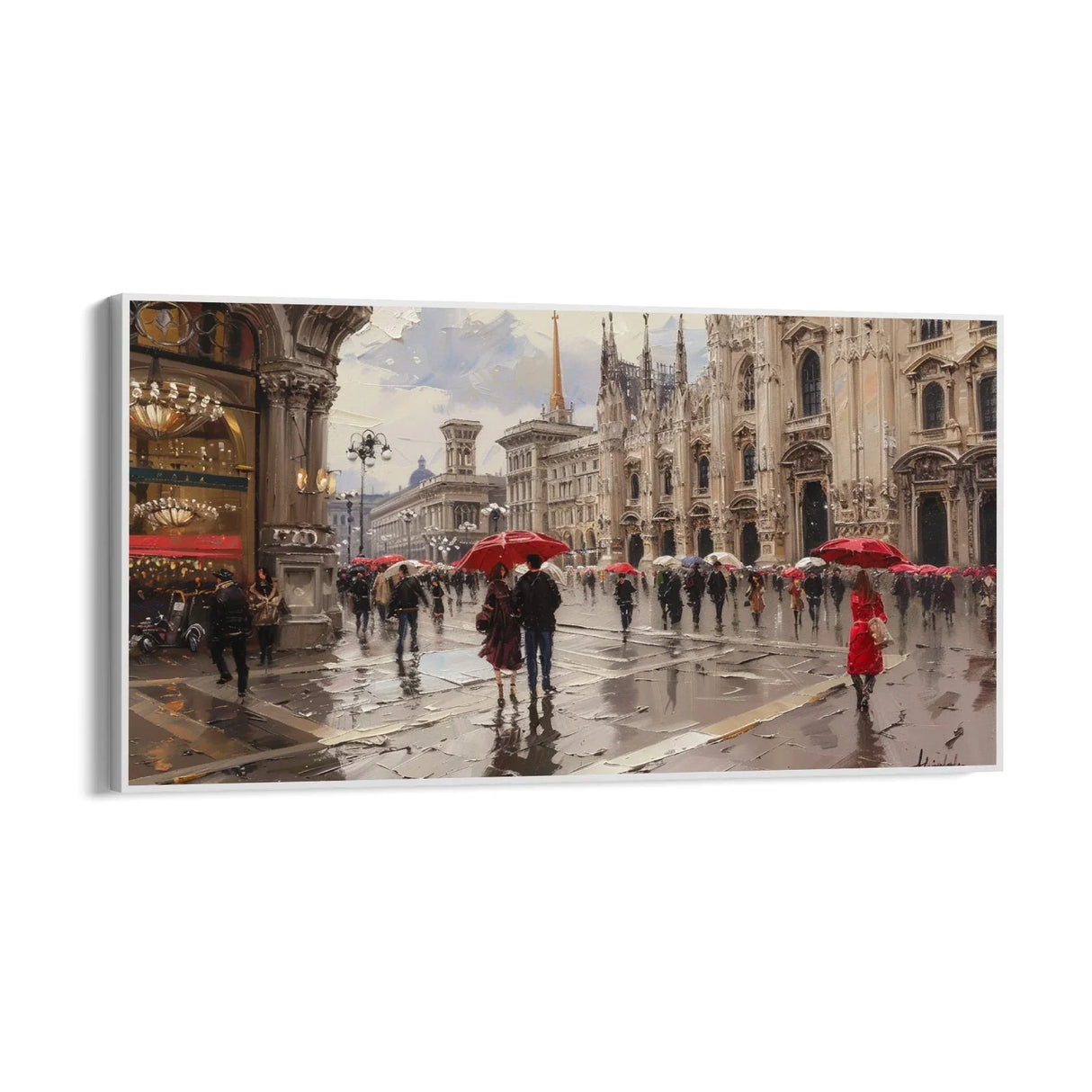 Quadro Stampa su Tela Città profonda - CupidoDesign