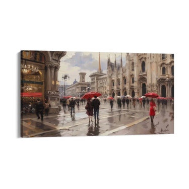 Quadro Stampa su Tela Città profonda - CupidoDesign