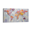 Quadro Stampa su Tela Colori del globo - CupidoDesign