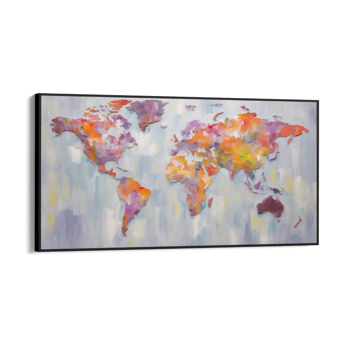 Quadro Stampa su Tela Colori del globo - CupidoDesign