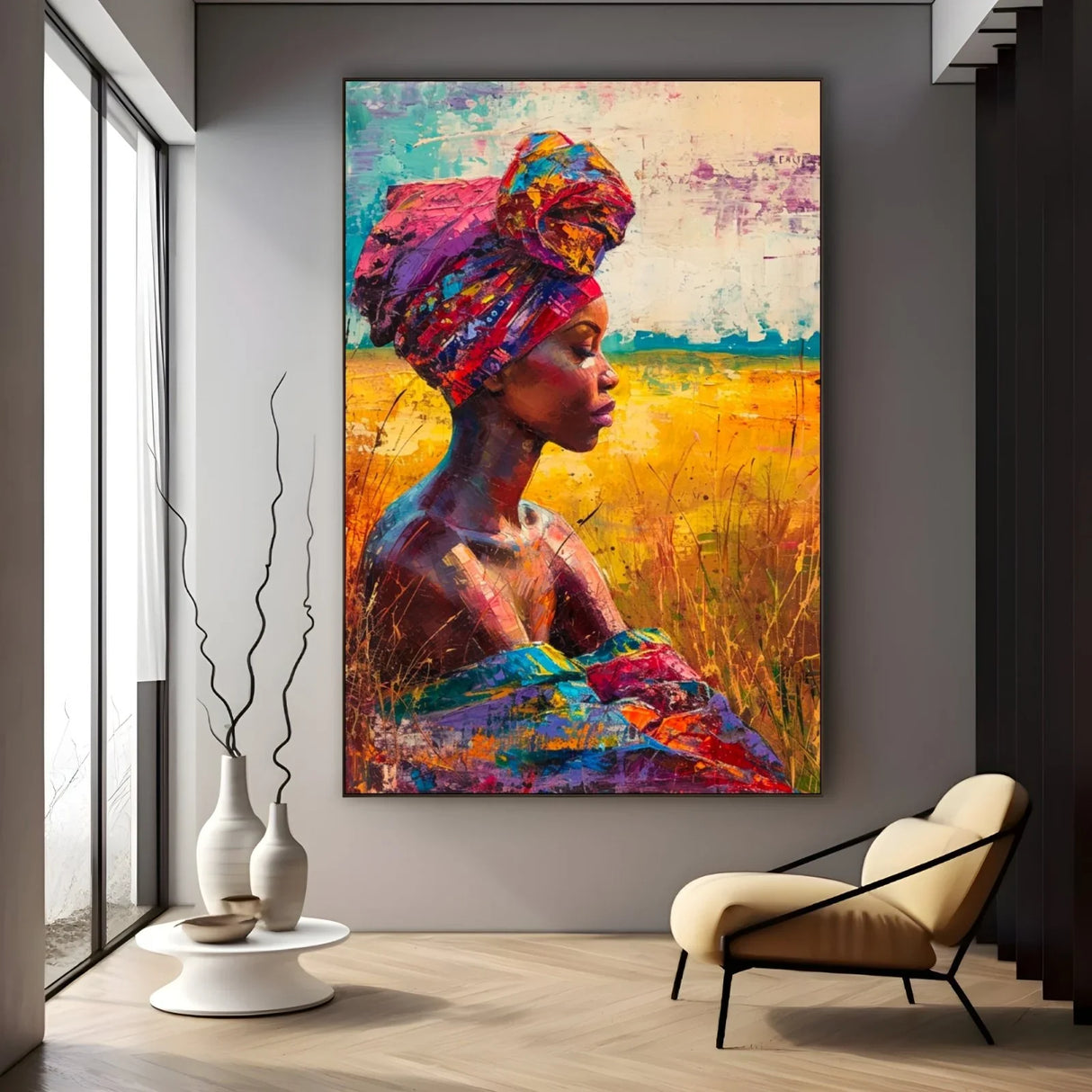 Quadro Stampa su Tela Colori della Cultura - CupidoDesign