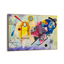 Quadro Stampa su Tela Giallo Rosso Blu, Wassily Kandinsky - CupidoDesign