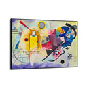 Quadro Stampa su Tela Giallo Rosso Blu, Wassily Kandinsky - CupidoDesign