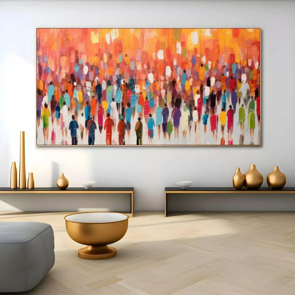 Quadro Stampa su Tela Colori Liberi - CupidoDesign
