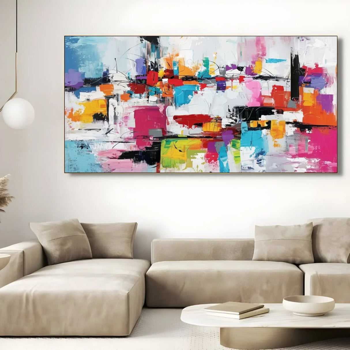 Quadro Stampa su Tela Colori vivaci - CupidoDesign