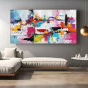 Quadro Stampa su Tela Colori vivaci - CupidoDesign