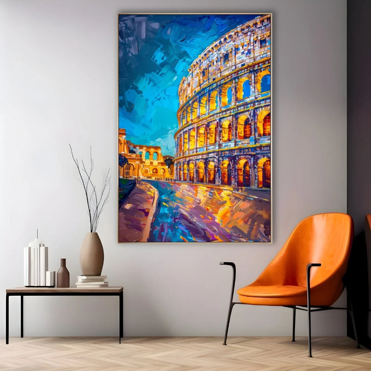 Quadro Stampa su Tela Ideale Colosseo, Roma - CupidoDesign