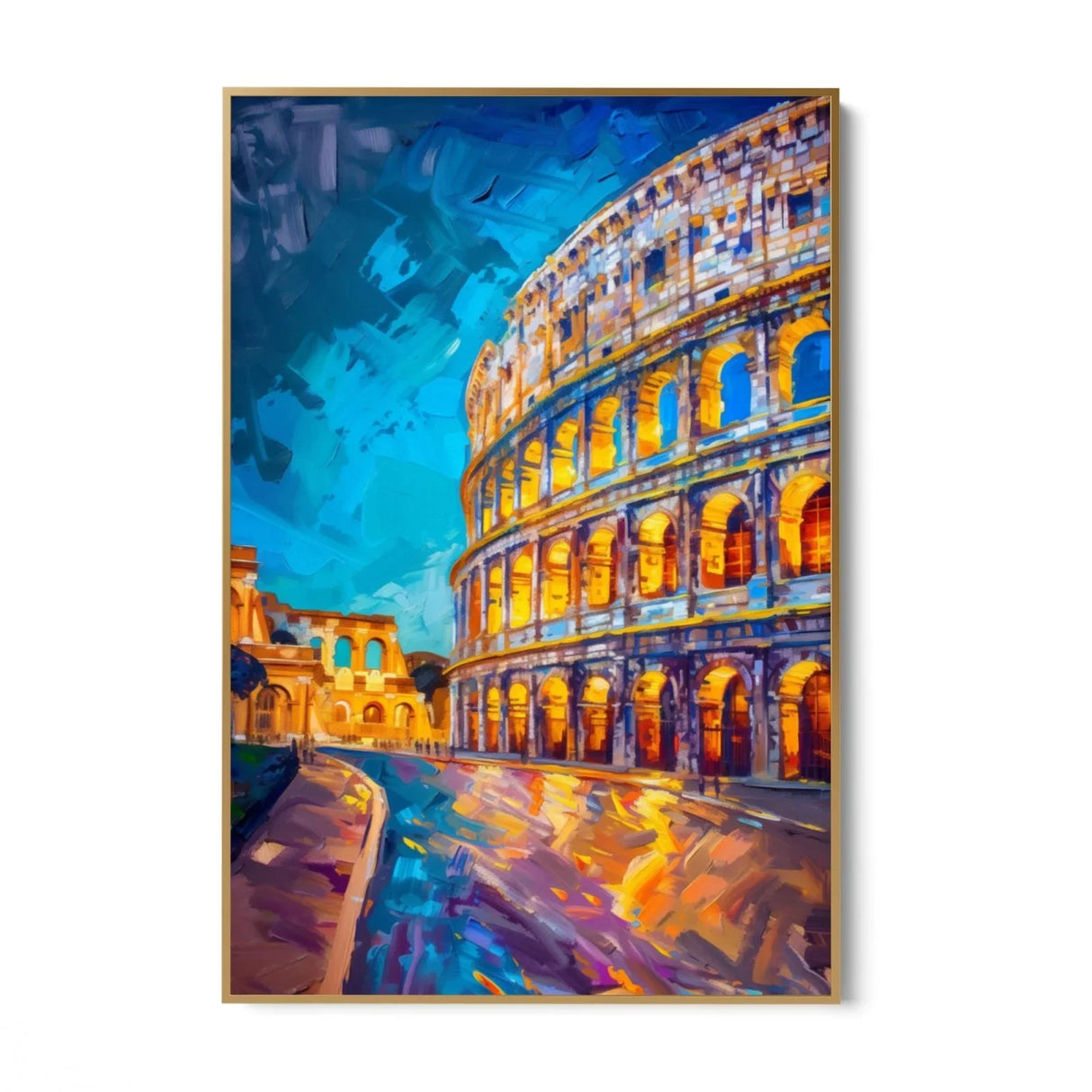 Quadro Stampa su Tela Ideale Colosseo, Roma - CupidoDesign