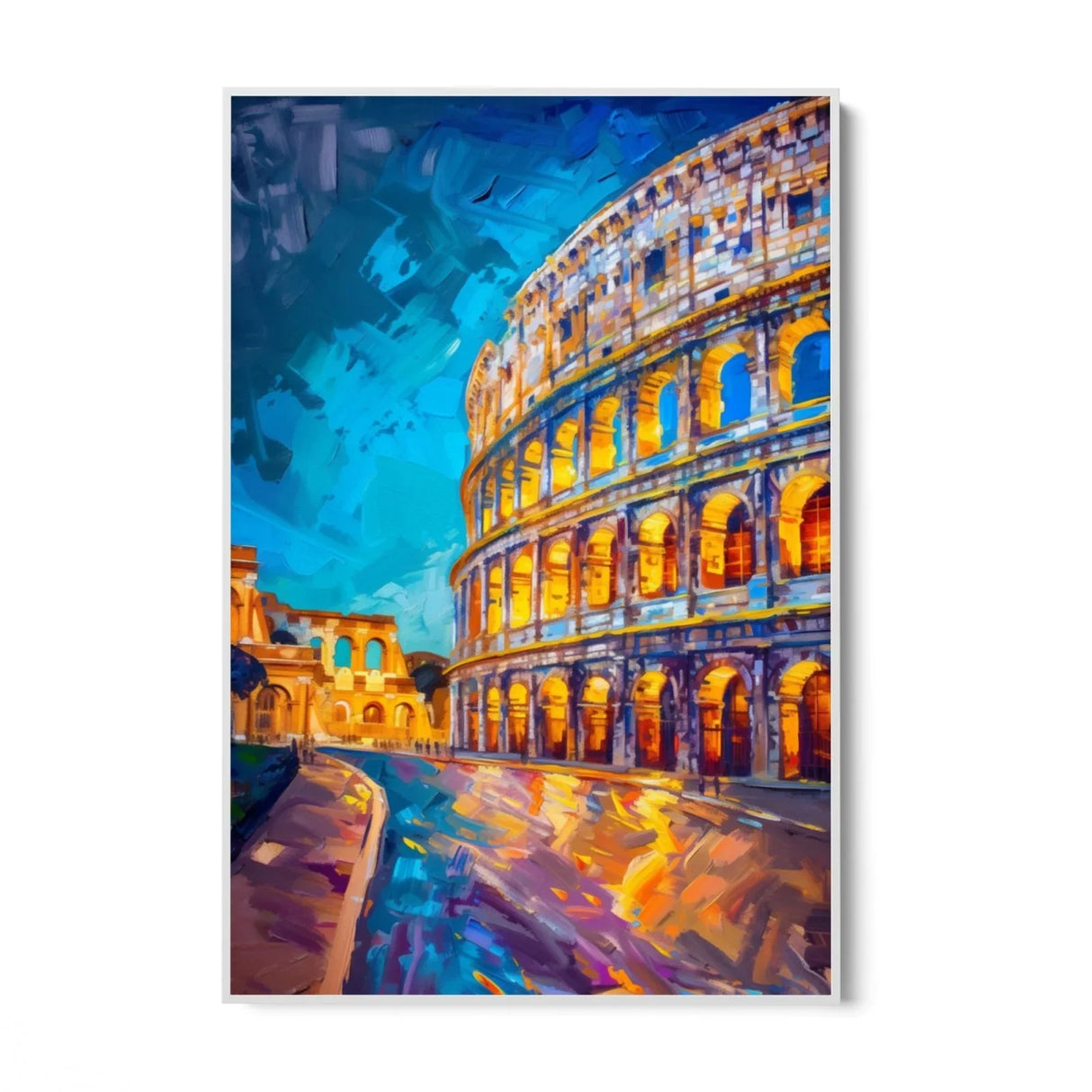 Quadro Stampa su Tela Ideale Colosseo, Roma - CupidoDesign