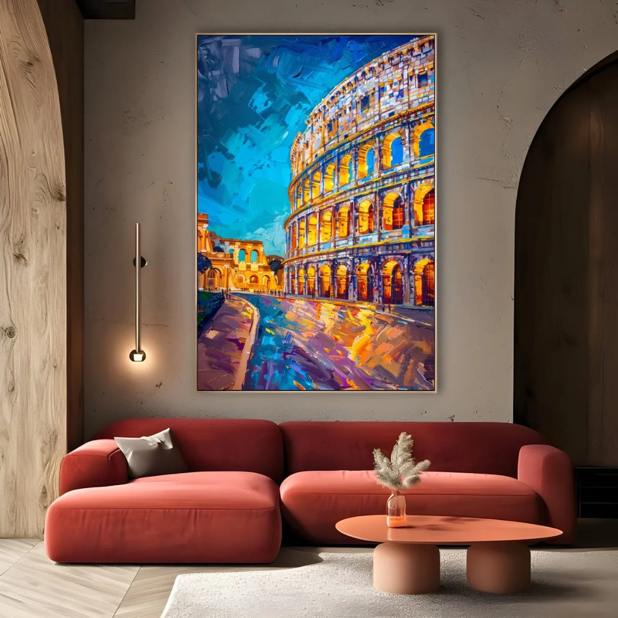Quadro Stampa su Tela Ideale Colosseo, Roma - CupidoDesign