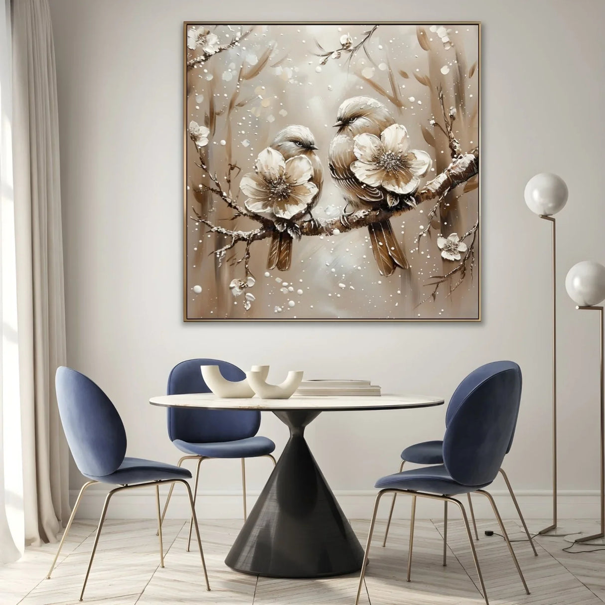Quadro Stampa su Tela Compagni di Primavera - CupidoDesign
