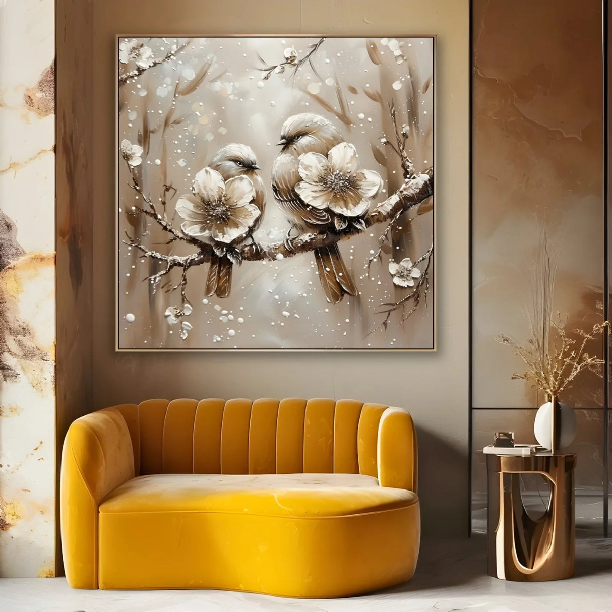 Quadro Stampa su Tela Compagni di Primavera - CupidoDesign