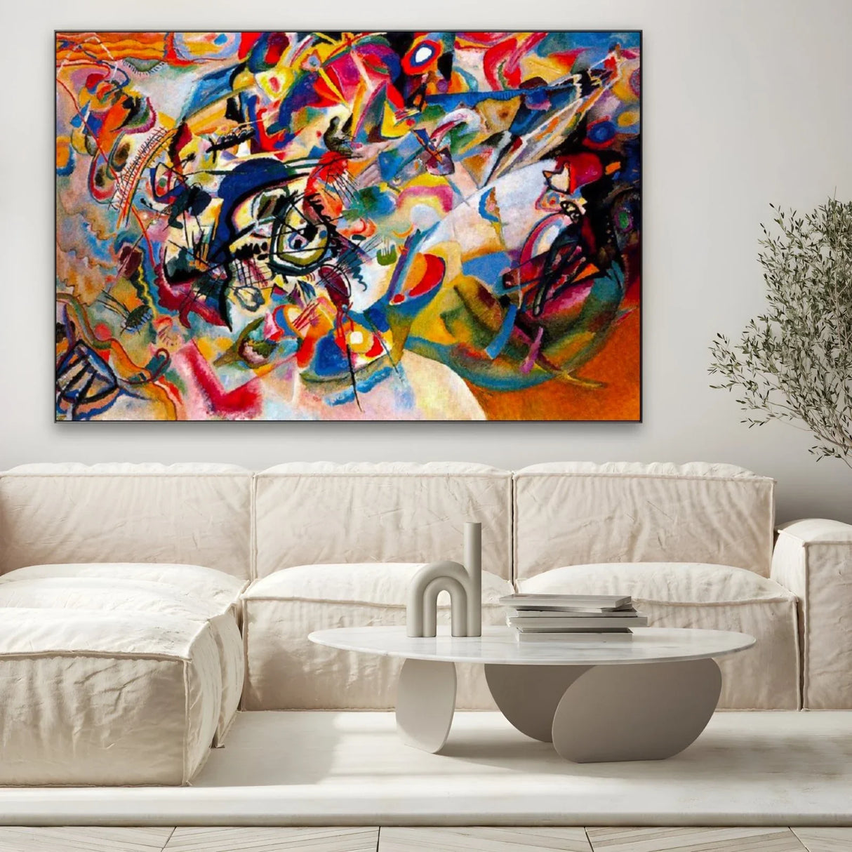 Quadro Stampa su Tela Composizione 7, Wassily Kandinsky - CupidoDesign