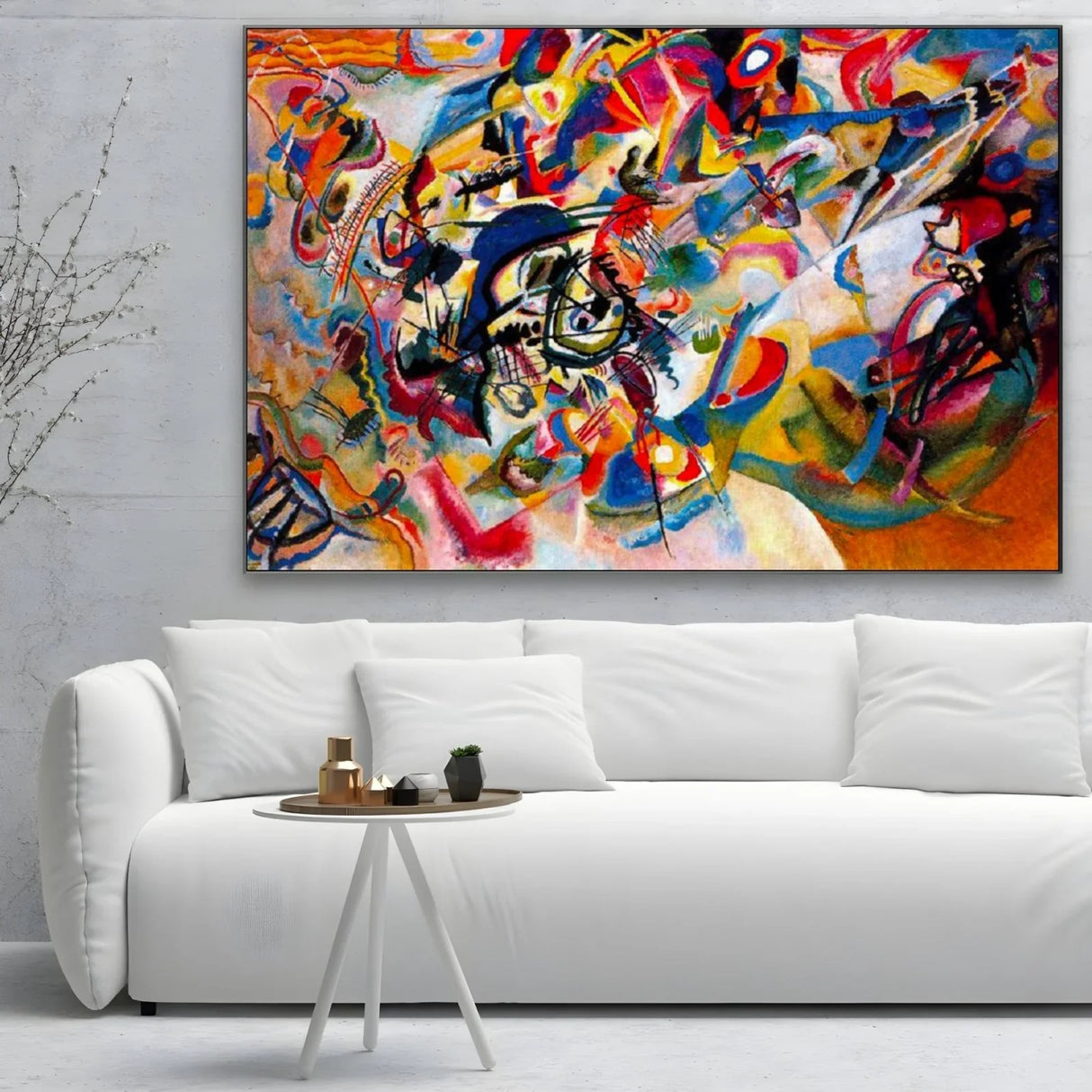 Quadro Stampa su Tela Composizione 7, Wassily Kandinsky - CupidoDesign
