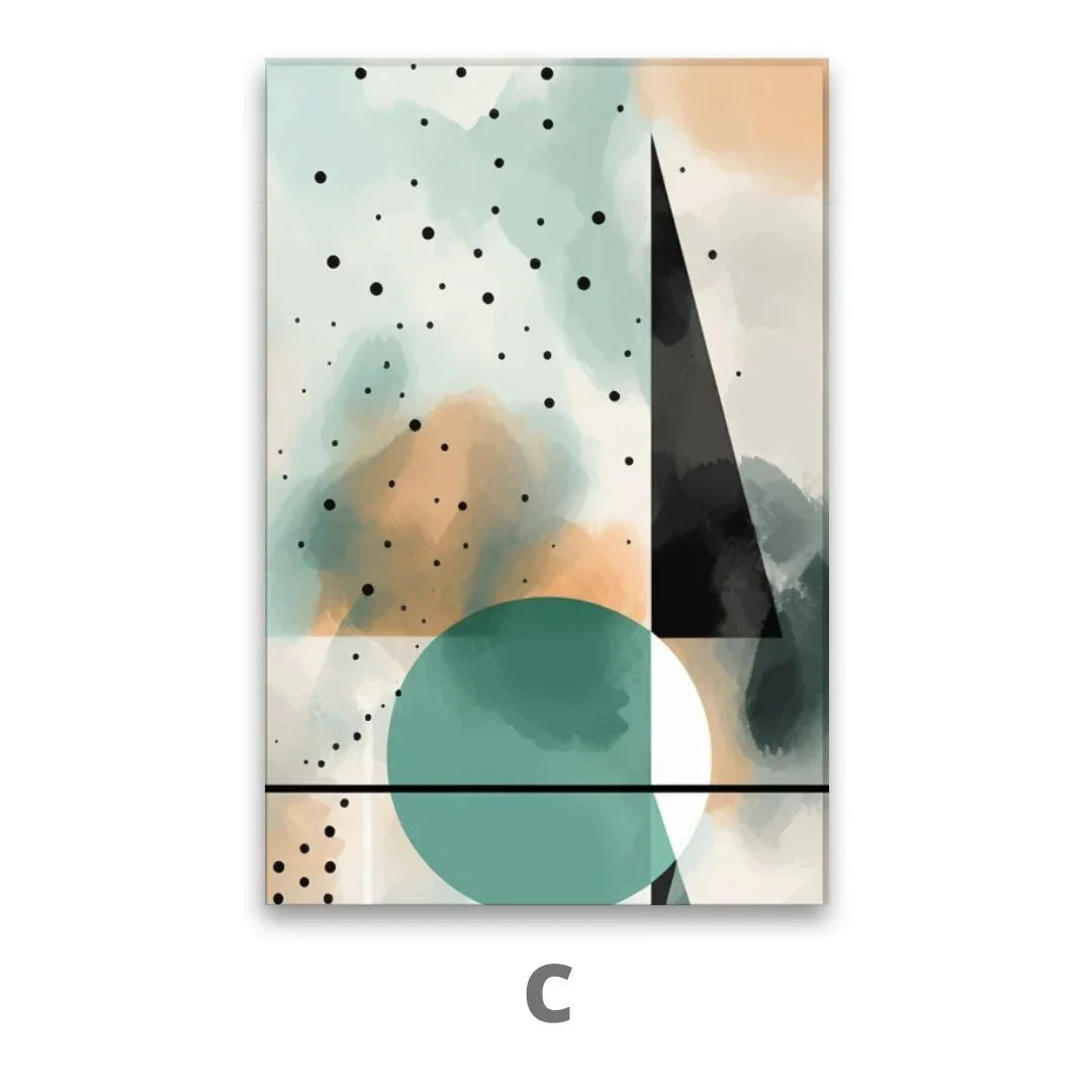 Quadro Stampa su Tela Confluenze di Angoli - CupidoDesign