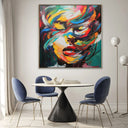 Quadro Stampa su Tela Contorni Ardenti - CupidoDesign