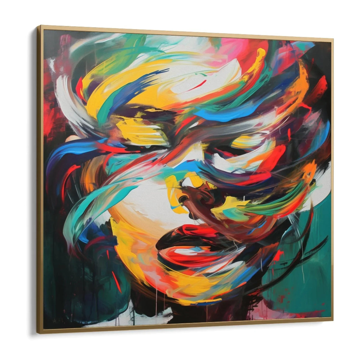 Quadro Stampa su Tela Contorni Ardenti - CupidoDesign
