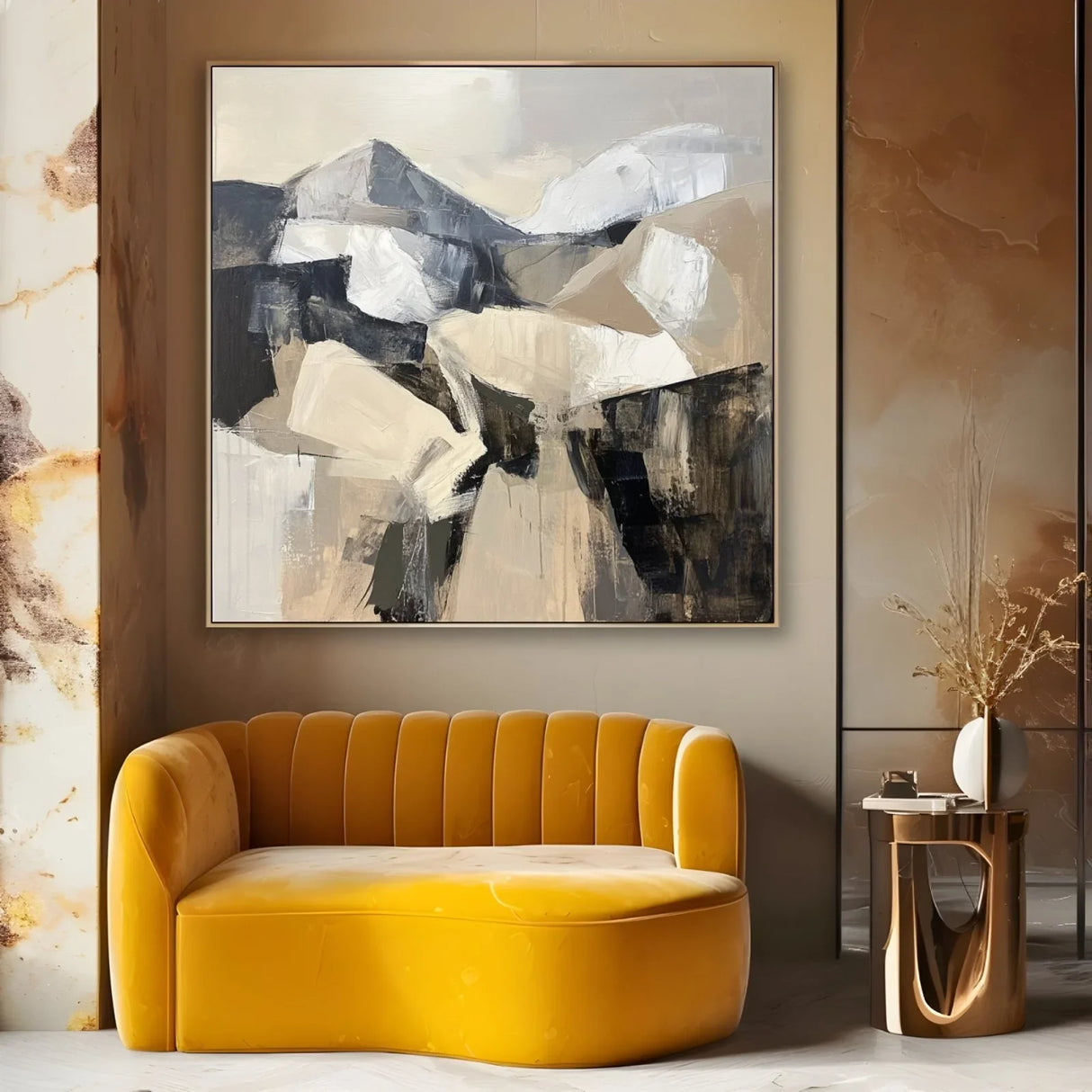 Quadro Stampa su Tela Contrasti di Pietra - CupidoDesign