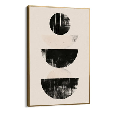Quadro Stampa su Tela Contrasti Geometrici - CupidoDesign