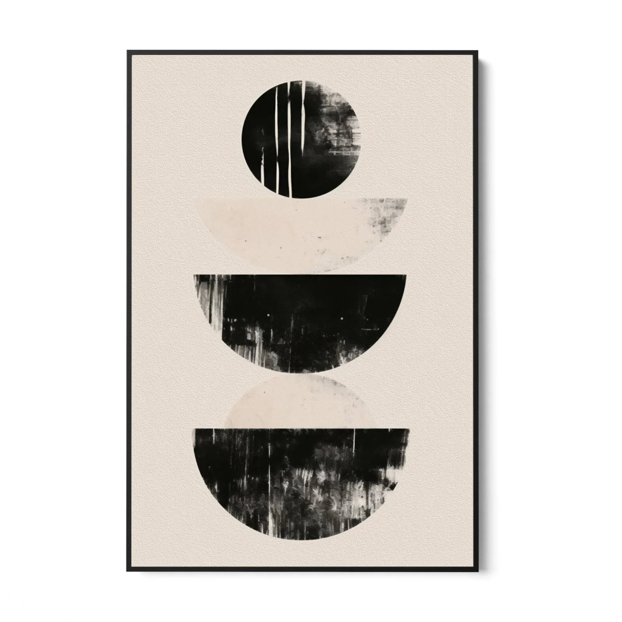 Quadro Stampa su Tela Contrasti Geometrici - CupidoDesign