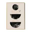 Quadro Stampa su Tela Contrasti Geometrici - CupidoDesign