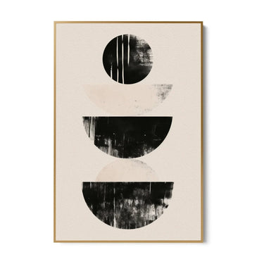 Quadro Stampa su Tela Contrasti Geometrici - CupidoDesign