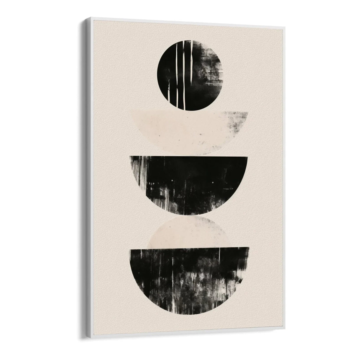 Quadro Stampa su Tela Contrasti Geometrici - CupidoDesign