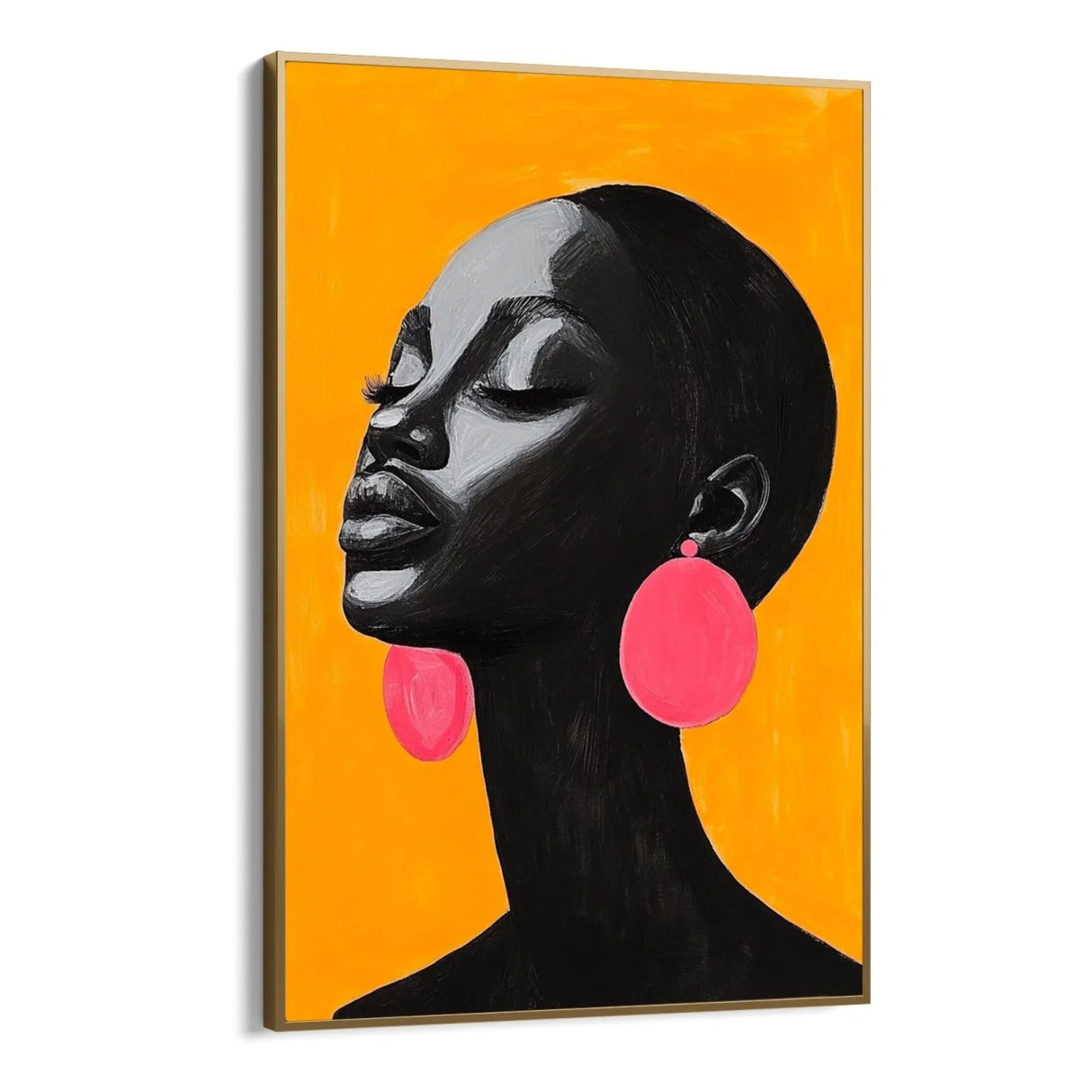 Quadro Stampa su Tela Contrasto Perfetto - CupidoDesign