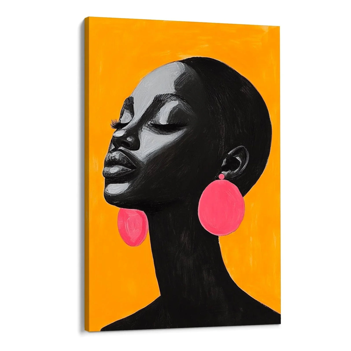 Quadro Stampa su Tela Contrasto Perfetto - CupidoDesign