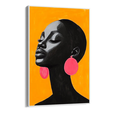 Quadro Stampa su Tela Contrasto Perfetto - CupidoDesign