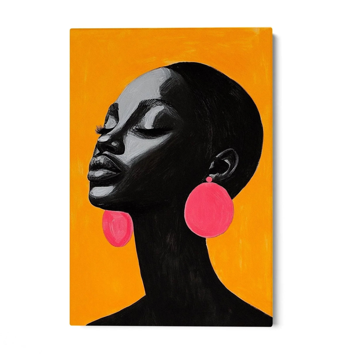 Quadro Stampa su Tela Contrasto Perfetto - CupidoDesign