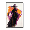 Quadro Stampa su Tela Contrasto elegante - CupidoDesign