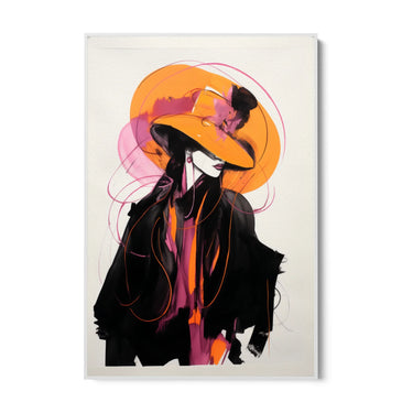 Quadro Stampa su Tela Contrasto elegante - CupidoDesign