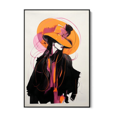 Quadro Stampa su Tela Contrasto elegante - CupidoDesign